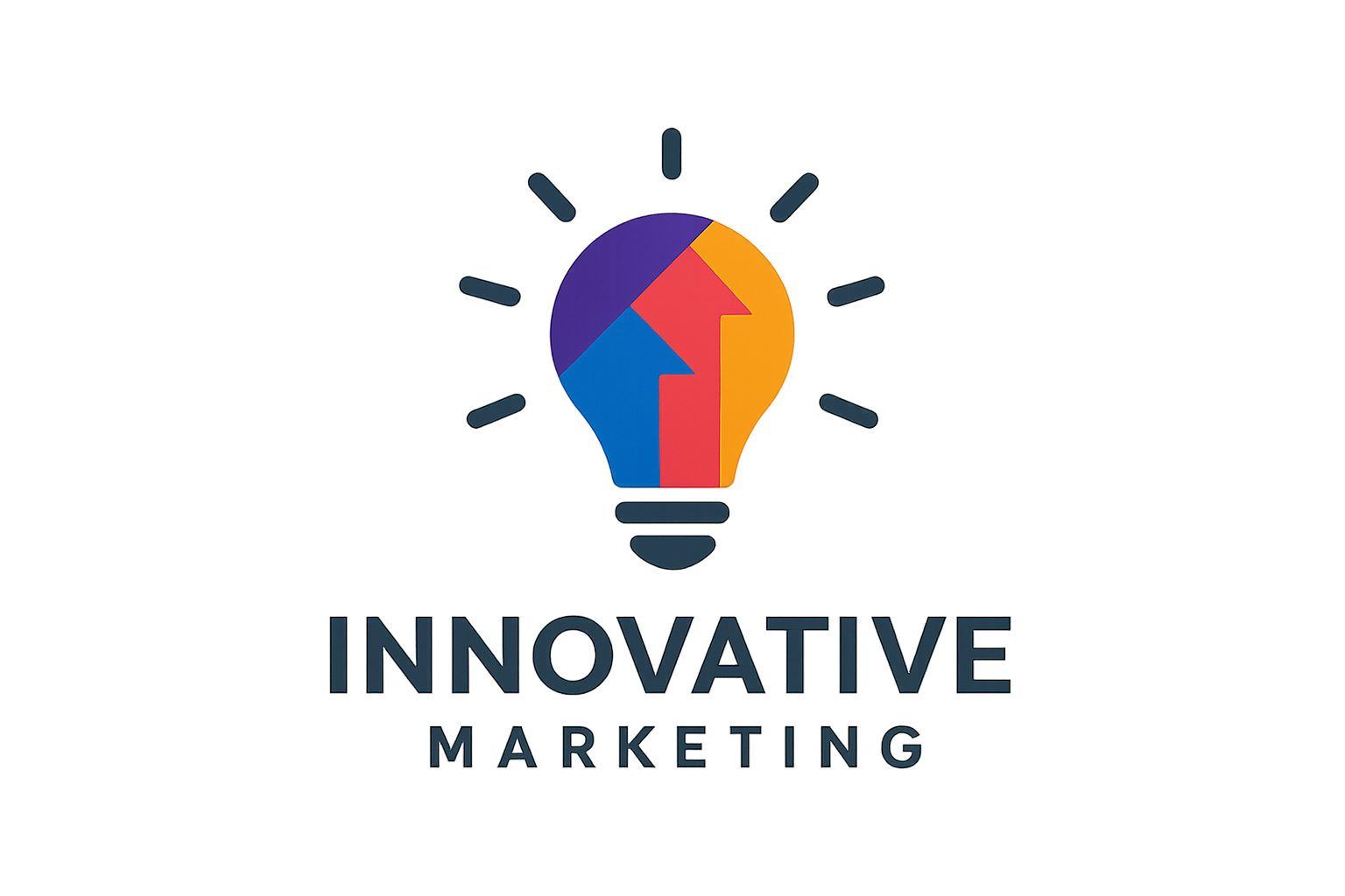 Logo de empresa innovadora en marketing